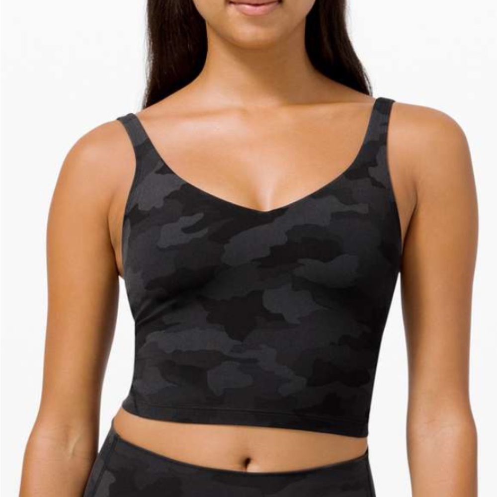 Lululemon Women's Black Camouflage Align Tank
